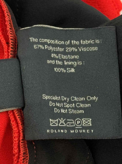 Pre - loved ROLAND MOURET Red Size US 8 Pants at Reems Closet