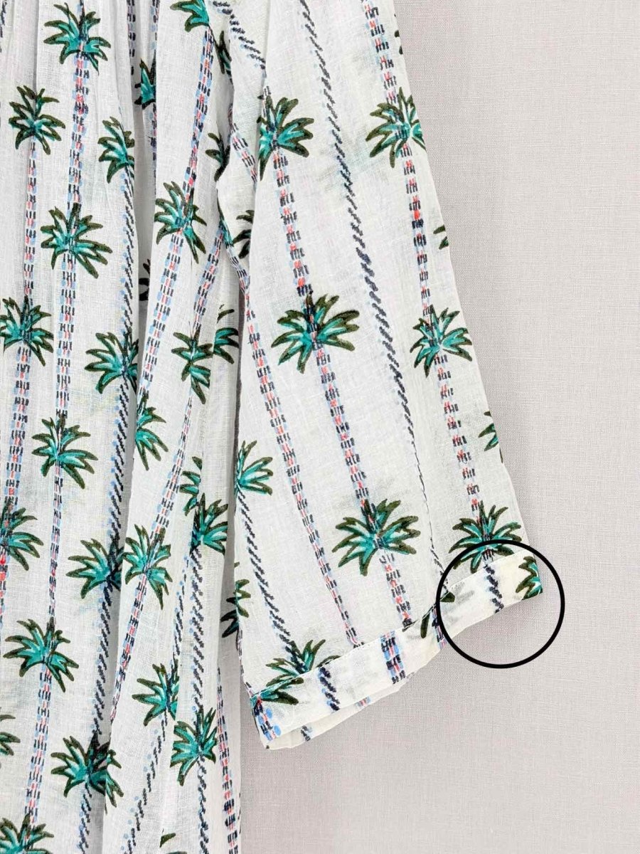 Pre - loved ROLLER RABBIT White Multicolor Printed Size XXSmall Top at Reems Closet