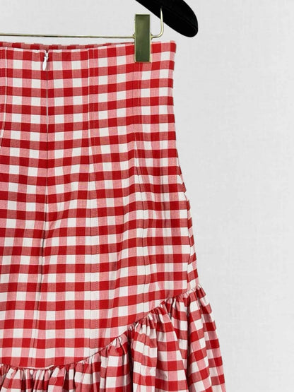 Pre - loved ROSIE ASSOULIN Red & White Check Size US 6 Outfit Set at Reems Closet