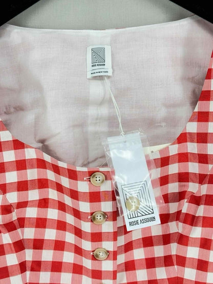 Pre - loved ROSIE ASSOULIN Red & White Check Size US 6 Outfit Set at Reems Closet
