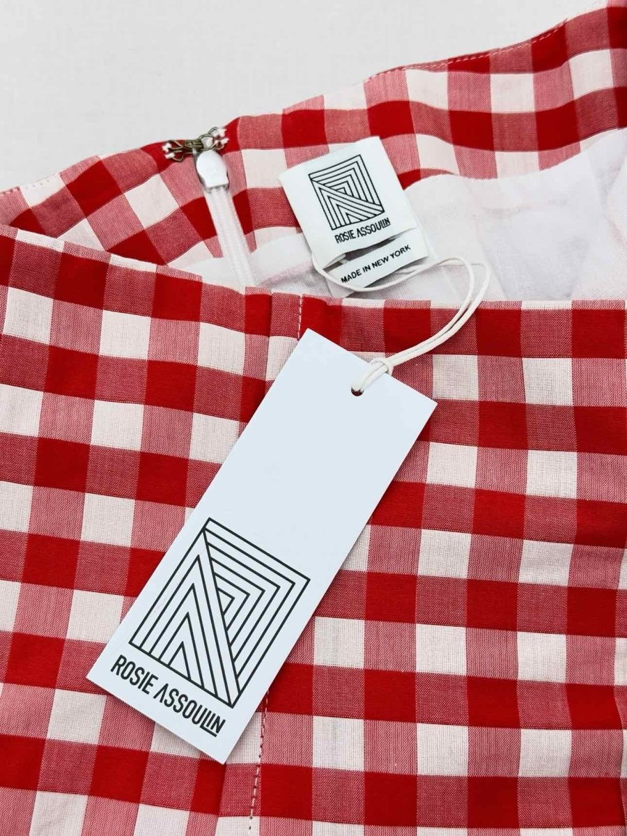 Pre - loved ROSIE ASSOULIN Red & White Check Size US 6 Outfit Set at Reems Closet