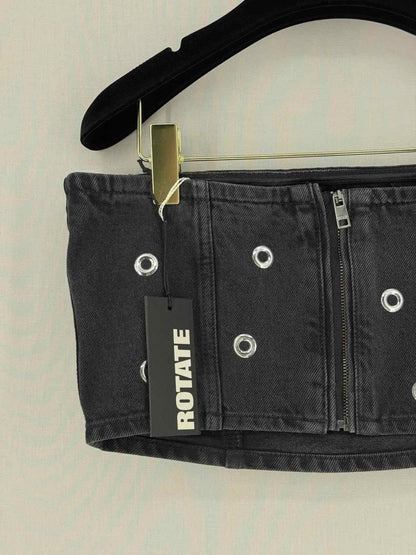 Pre - loved ROTATE Black Size US 8 Top at Reems Closet