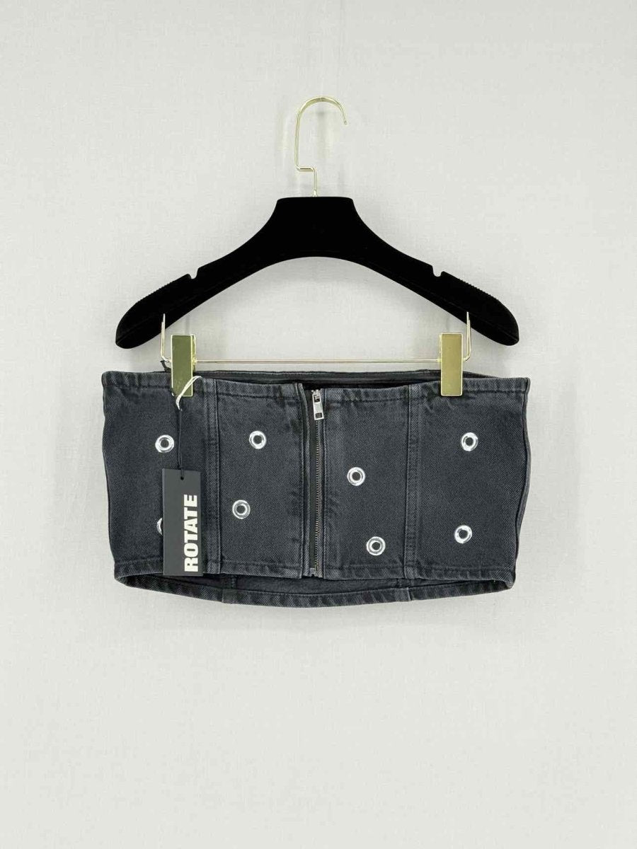 Pre - loved ROTATE Black Size US 8 Top at Reems Closet