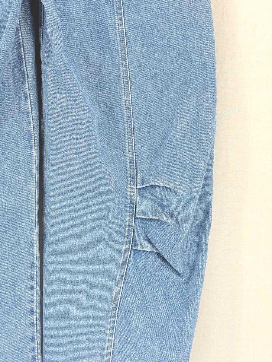 Pre - loved ROTATE Cargo Denim Blue Knee Panels Size US 10 Jeans at Reems Closet