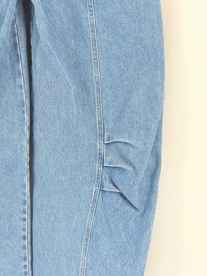Pre - loved ROTATE Cargo Denim Blue Knee Panels Size US 10 Jeans at Reems Closet