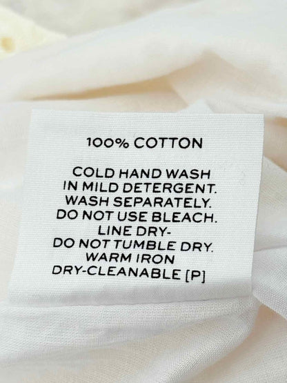 Pre - loved RUMER Sienna White Embroidered Size Large Long Dress at Reems Closet