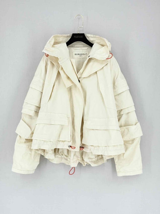 Pre - loved RUNDHOLZ Cargo Cream Size Small Jacket at Reems Closet