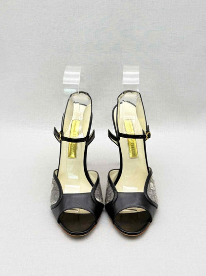 Pre-loved RUPERT SANDERSON Avril Black Size EU 40 Heeled Sandals at Reems Closet
