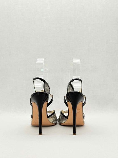 Pre-loved RUPERT SANDERSON Avril Black Size EU 40 Heeled Sandals at Reems Closet