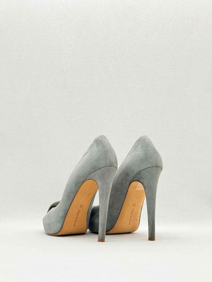 Pre - loved RUPERT SANDERSON Grey Open toe at Reems Closet