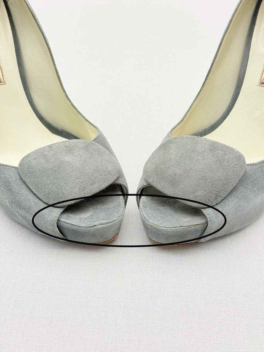 Pre - loved RUPERT SANDERSON Grey Open toe at Reems Closet