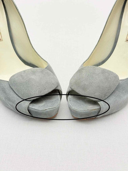 Pre - loved RUPERT SANDERSON Grey Open toe at Reems Closet