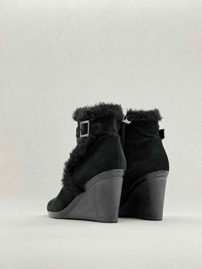 Pre - loved RUSSEL & BROMLEY Black Size EU 39 Ankle Boots at Reems Closet