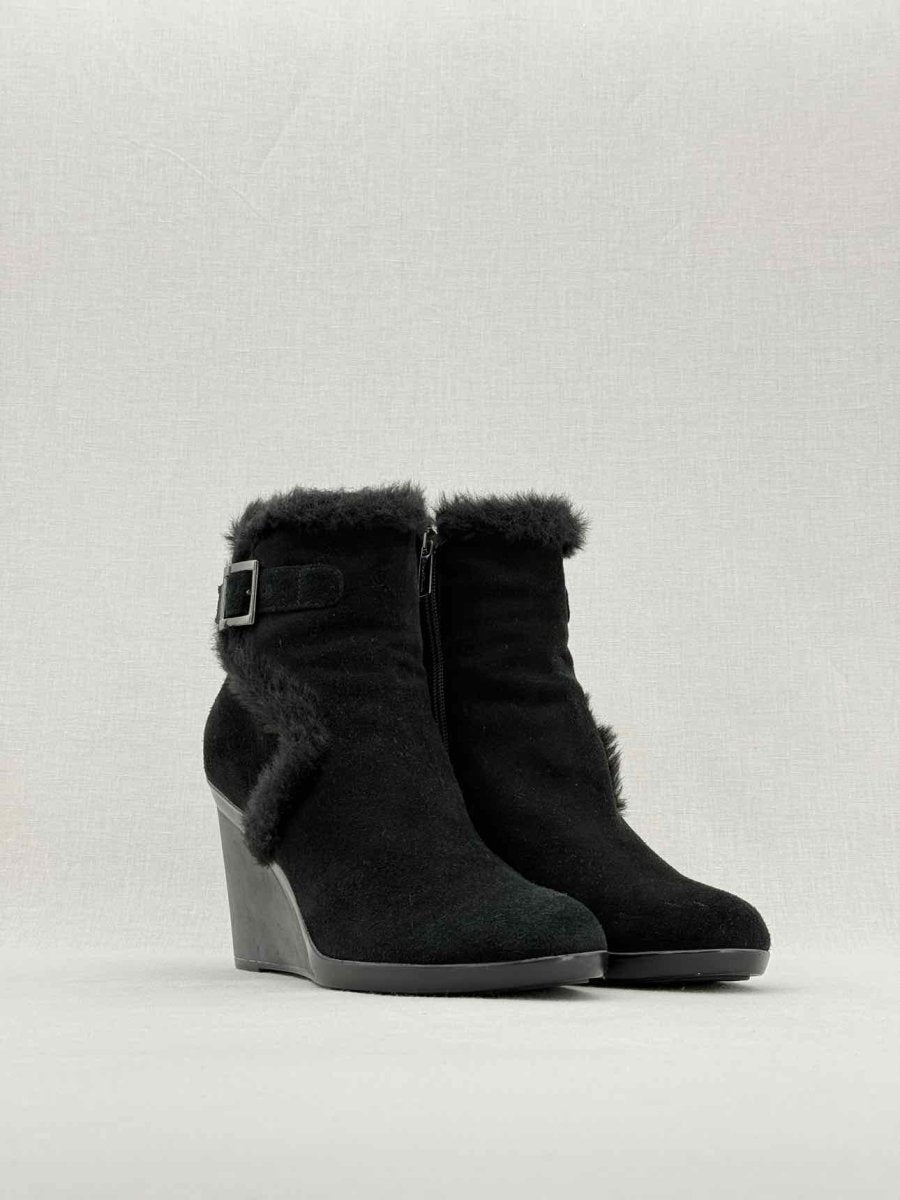 Pre - loved RUSSEL & BROMLEY Black Size EU 39 Ankle Boots at Reems Closet