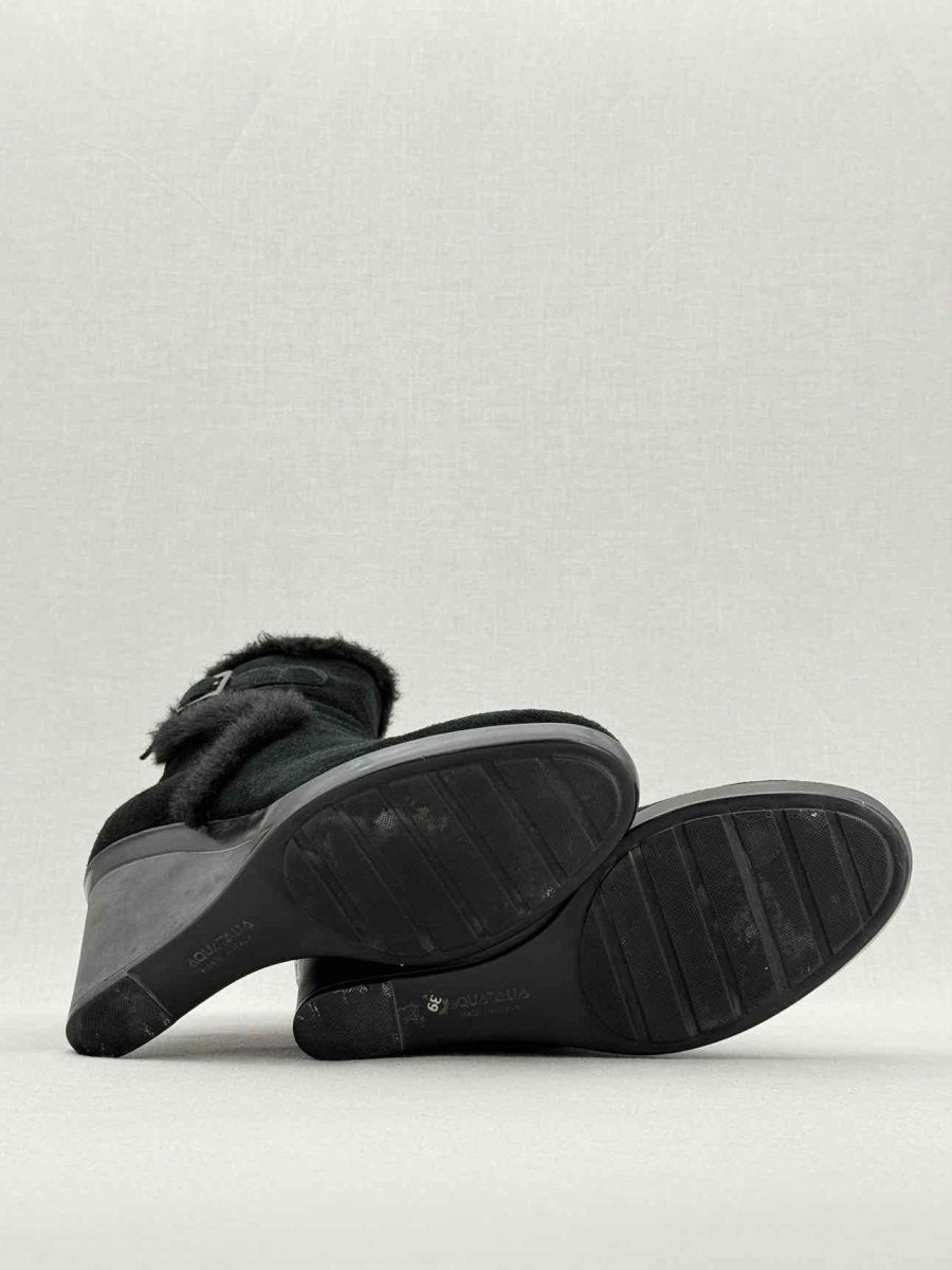 Pre - loved RUSSEL & BROMLEY Black Size EU 39 Ankle Boots at Reems Closet