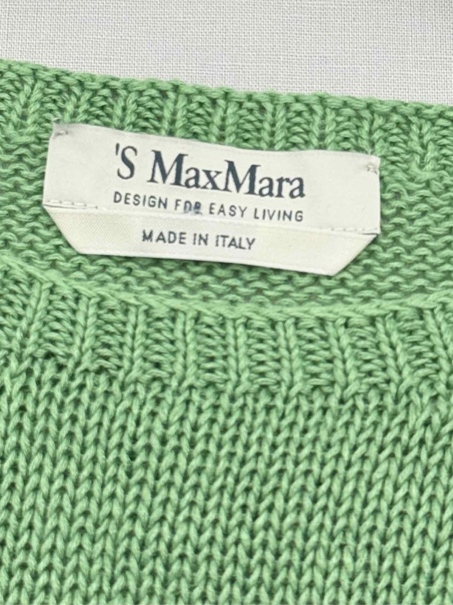 Pre - loved S' MAXMARA Green Size Small Sweater at Reems Closet