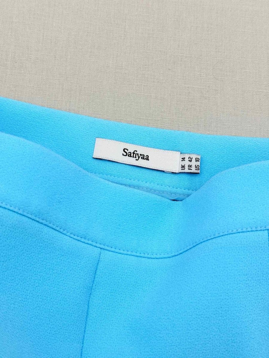 Pre-loved SAFIYAA Alexa Blue Size US 10 Pants at Reems Closet