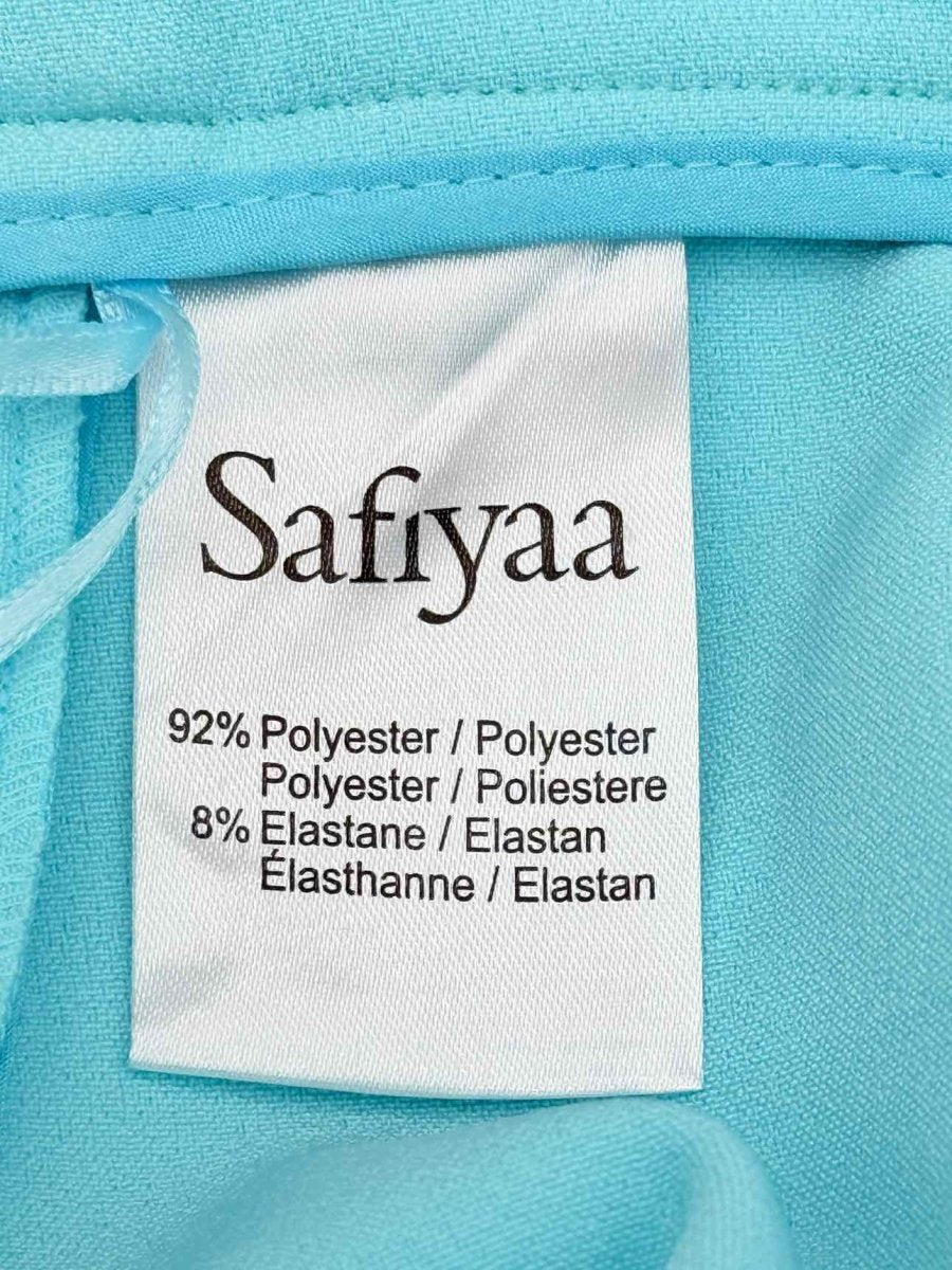 Pre-loved SAFIYAA Alexa Turquoise Size US 8 Pants at Reems Closet
