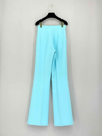 Pre-loved SAFIYAA Alexa Turquoise Size US 8 Pants at Reems Closet