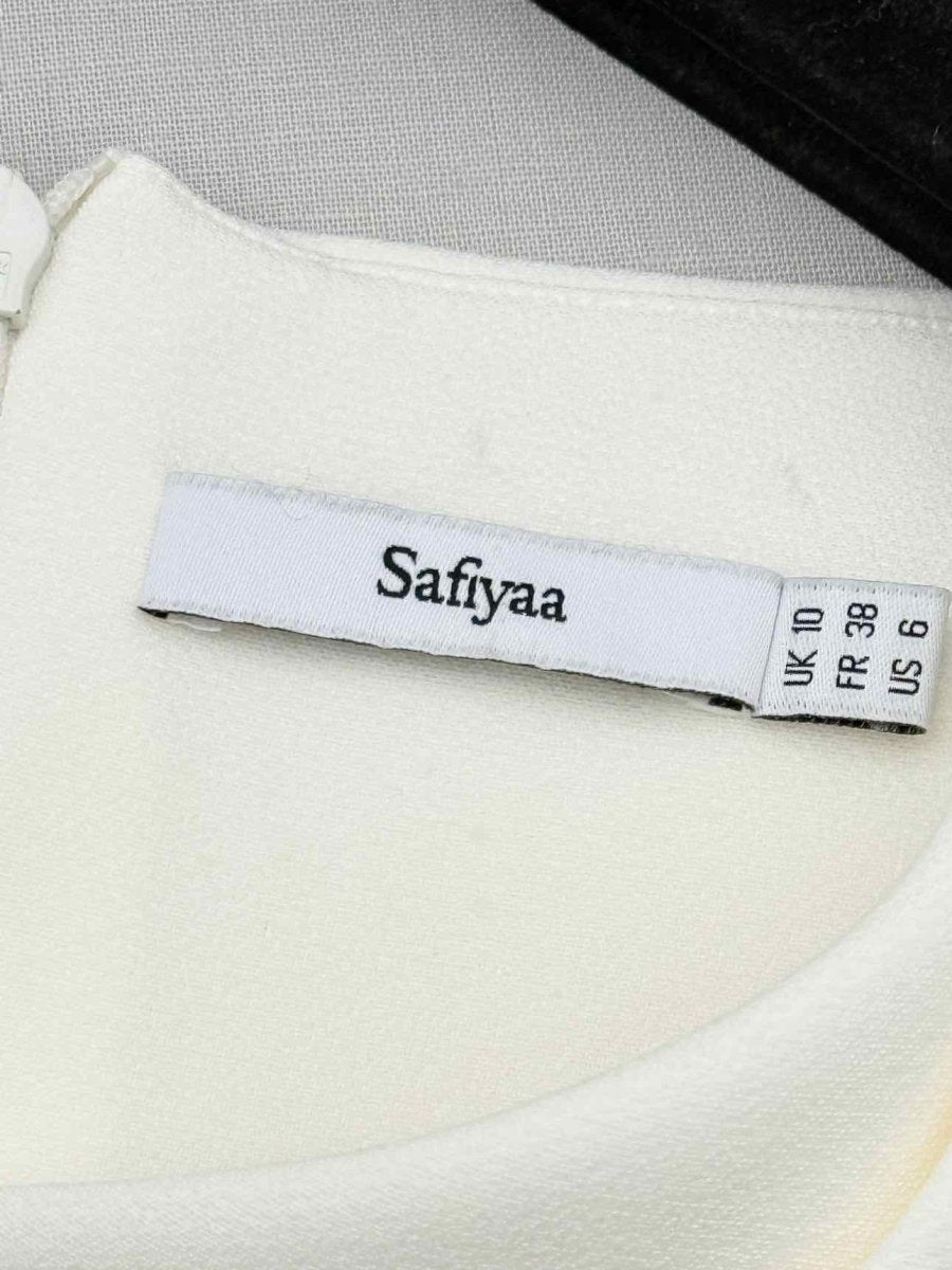 Pre-loved SAFIYAA Off-white Size US 6 Top at Reems Closet