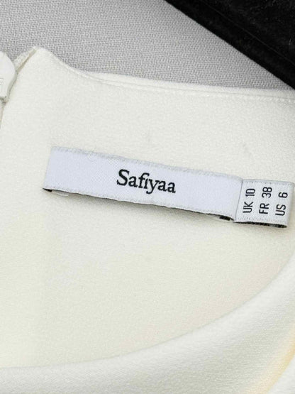 Pre-loved SAFIYAA Off-white Size US 6 Top at Reems Closet