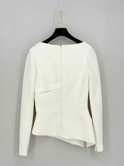 Pre-loved SAFIYAA Off-white Size US 6 Top at Reems Closet