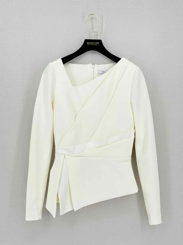 Pre-loved SAFIYAA Off-white Size US 6 Top at Reems Closet