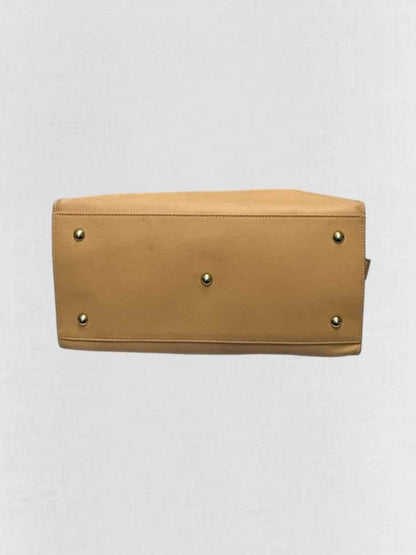 Pre - loved SAINT LAURENT Beige Shoulder Bag at Reems Closet