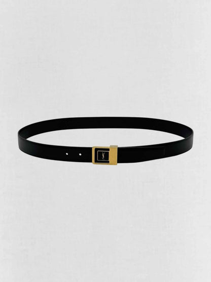 Pre - loved SAINT LAURENT Black Belt at Reems Closet