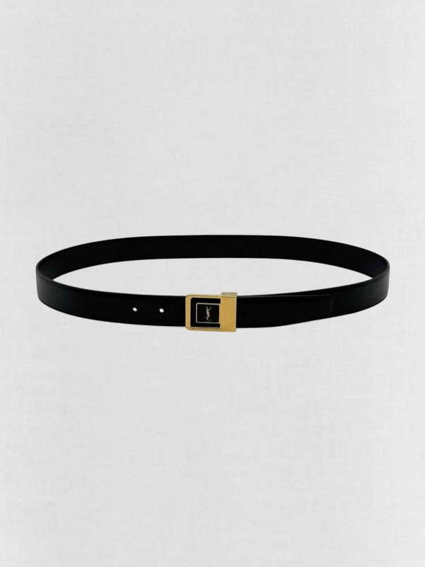 Pre - loved SAINT LAURENT Black Belt at Reems Closet