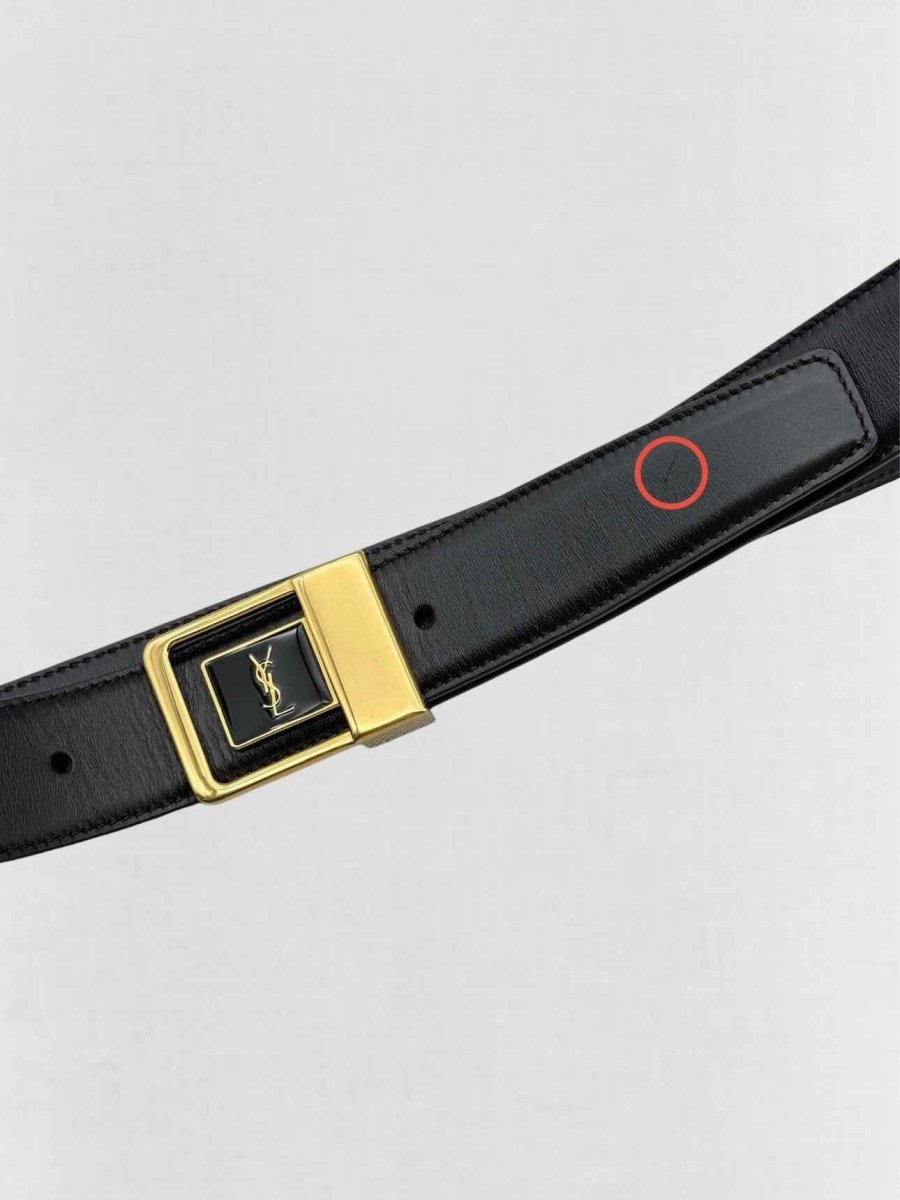 Pre - loved SAINT LAURENT Black Belt at Reems Closet