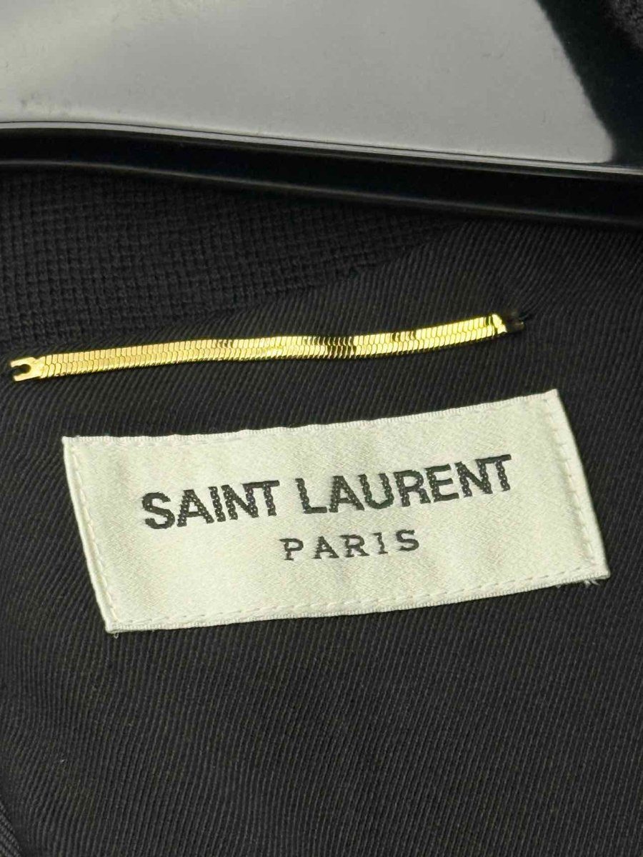 Pre - loved SAINT LAURENT Black Chain Lace Size US 6 Short Dress at Reems Closet