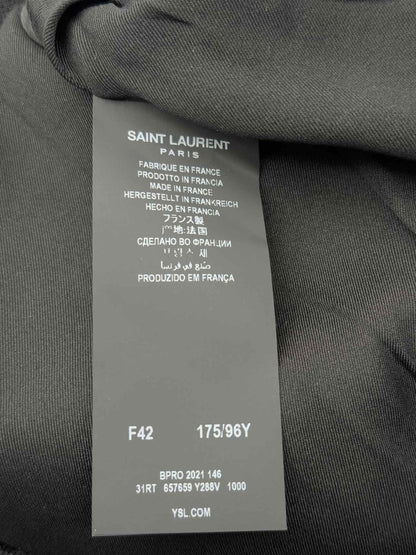 Pre - loved SAINT LAURENT Black Chain Lace Size US 6 Short Dress at Reems Closet