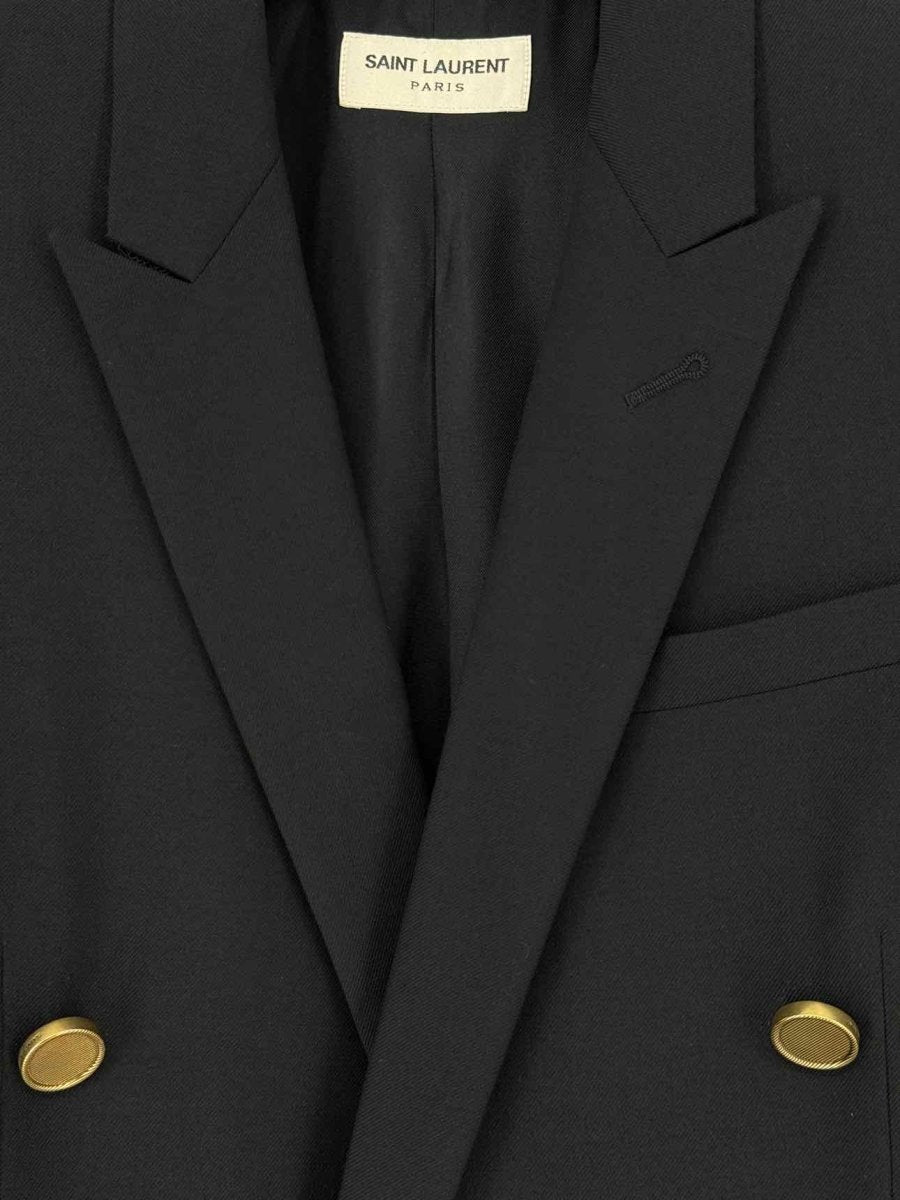 Pre - loved SAINT LAURENT Black Size US 2 Jacket at Reems Closet