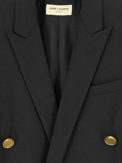 Pre - loved SAINT LAURENT Black Size US 2 Jacket at Reems Closet