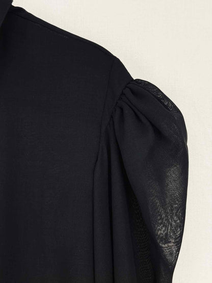 Pre - loved SAINT LAURENT Black Size US 2 Shirt at Reems Closet