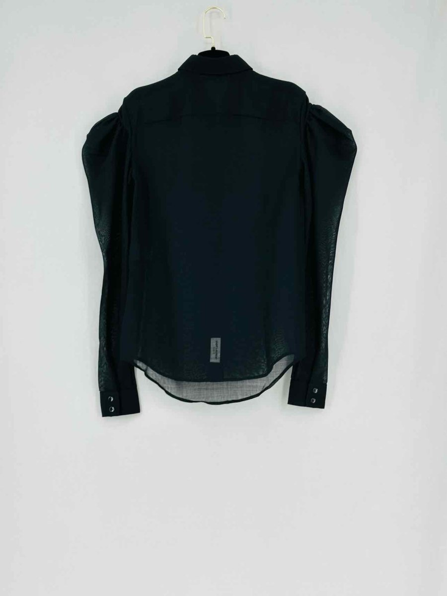 Pre - loved SAINT LAURENT Black Size US 2 Shirt at Reems Closet