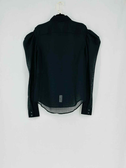 Pre - loved SAINT LAURENT Black Size US 2 Shirt at Reems Closet