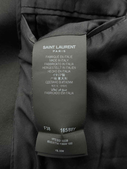 Pre-loved SAINT LAURENT Black Size US 6 Blazer at Reems Closet