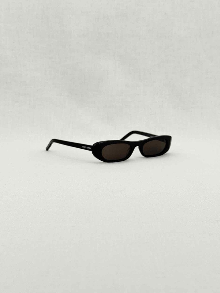 Pre - loved SAINT LAURENT Black Sunglasses at Reems Closet