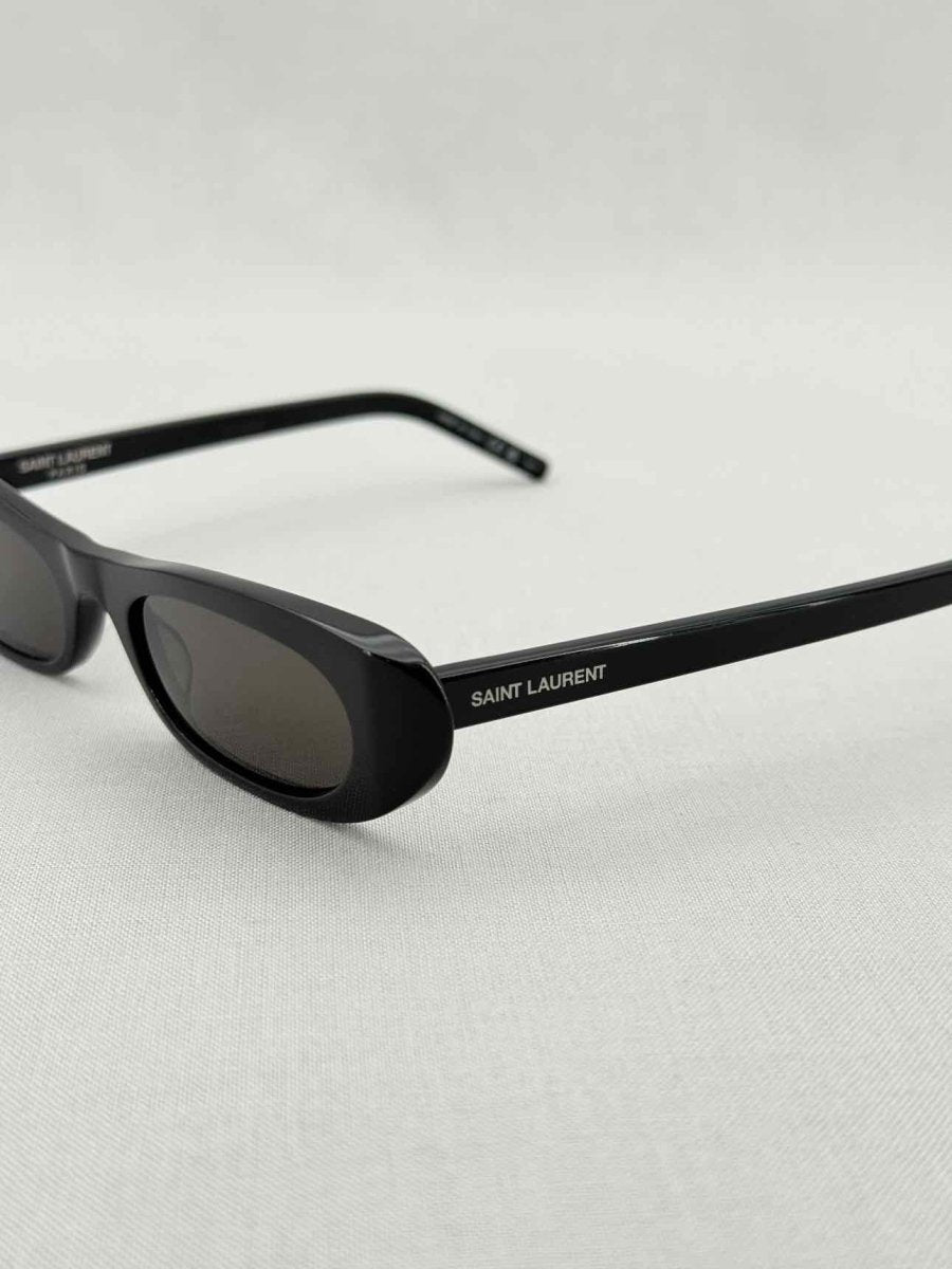 Pre - loved SAINT LAURENT Black Sunglasses at Reems Closet