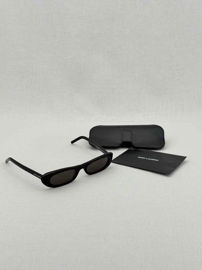 Pre - loved SAINT LAURENT Black Sunglasses at Reems Closet