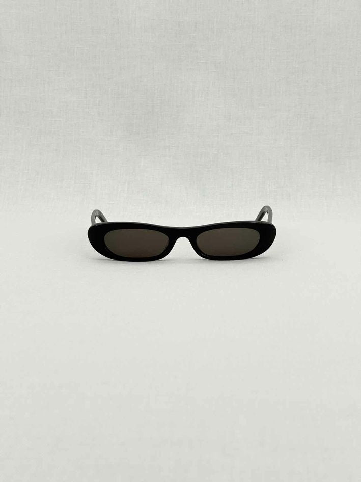 Pre - loved SAINT LAURENT Black Sunglasses at Reems Closet