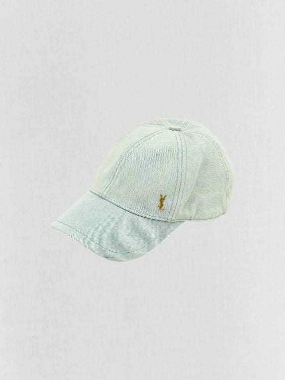 Pre - loved SAINT LAURENT Blue Cap at Reems Closet