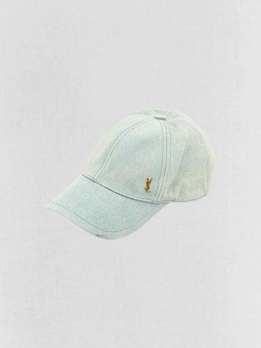 Pre - loved SAINT LAURENT Blue Cap at Reems Closet