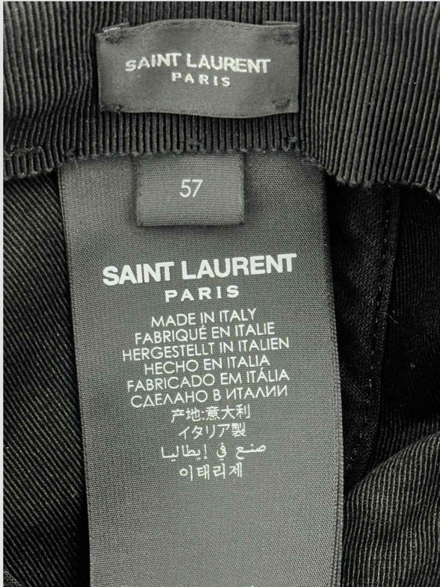 Pre - loved SAINT LAURENT Blue Cap at Reems Closet