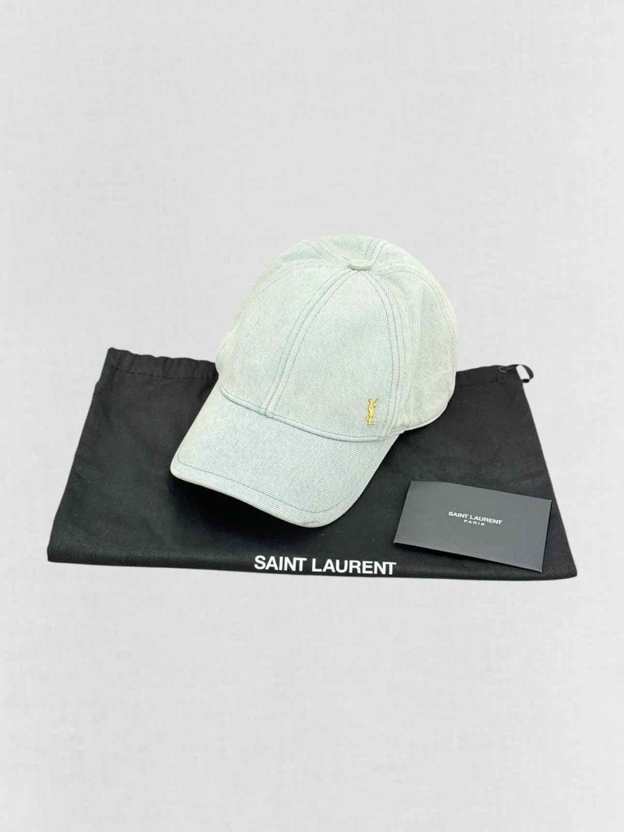 Pre - loved SAINT LAURENT Blue Cap at Reems Closet