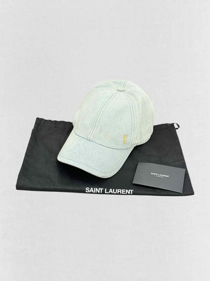 Pre - loved SAINT LAURENT Blue Cap at Reems Closet