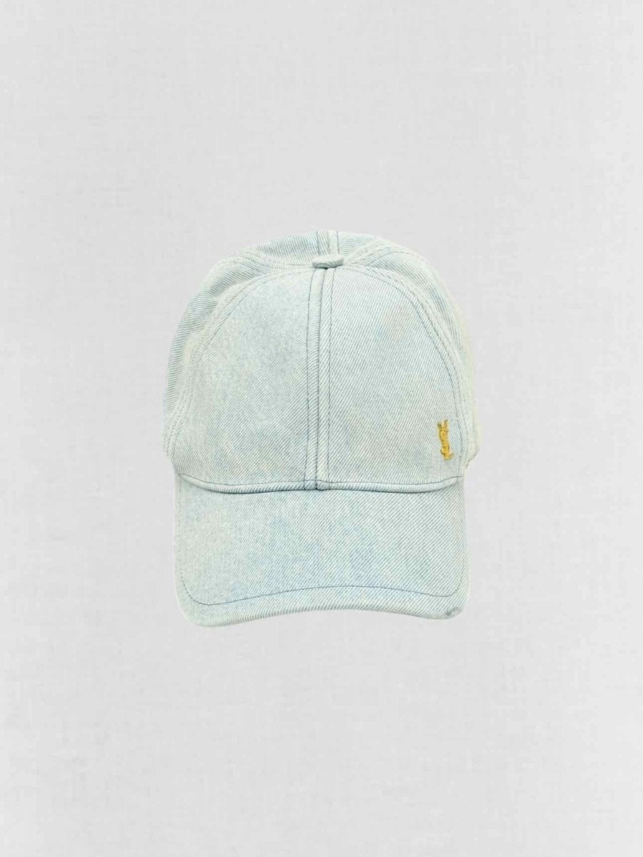 Pre - loved SAINT LAURENT Blue Cap at Reems Closet