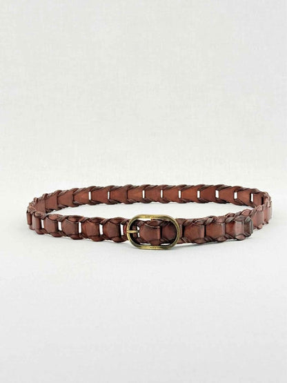 Pre - loved SAINT LAURENT Brown Belt at Reems Closet